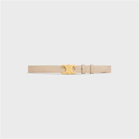 nude celine belt|MEDIUM TRIOMPHE BELT IN TAURILLON LEATHER .